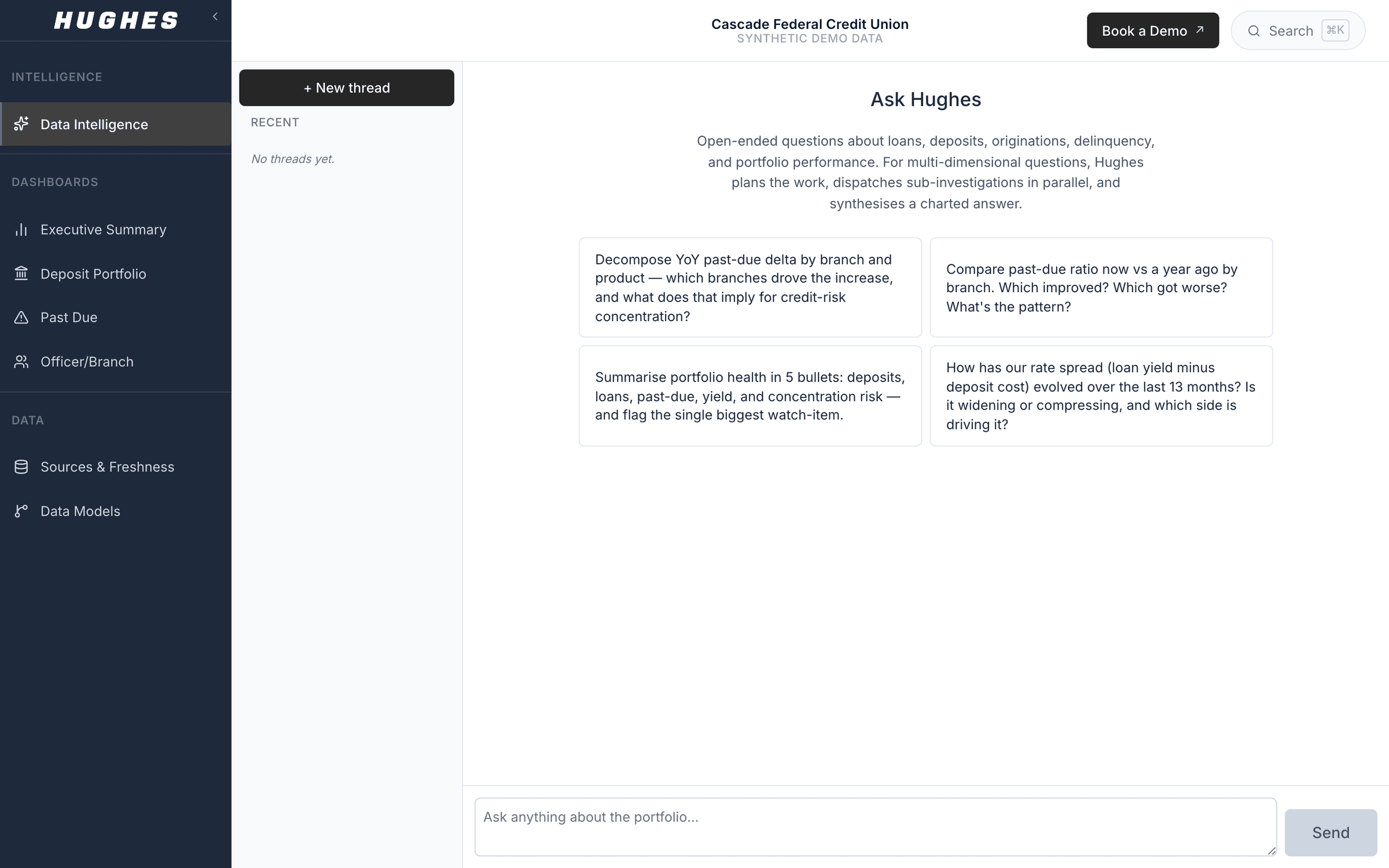 Hughes AI — automated deep business reports